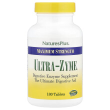 NaturesPlus, Ultra-Zyme, Maksimal Styrke, 180 Tabletter