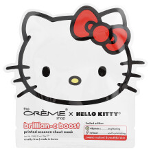 The Creme Shop, Hello Kitty, Brillian-C Boost, Printed Essence Beauty Sheet Mask, 1 List, 0,88 oz (25 g)