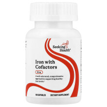 Seeking Health, Optimaal IJzer met Cofactoren, 90 Vegetarische Capsules