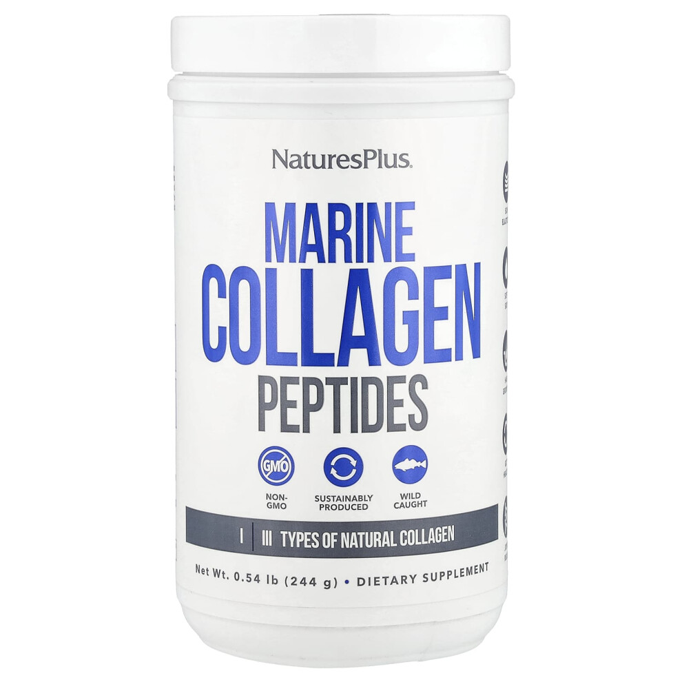 Naturesplus , Marine Collagen Peptides, 0.53 Lb (244 G)