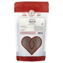 Pure Indian Foods, Chá Orgânico de Tulsi, Basilisco Sagrado, 5.5 oz (156 g)