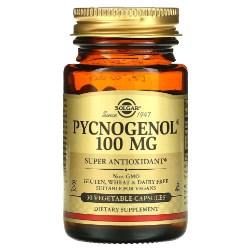 Solgar Solgar, Pycnogenol, 100 mg, 30 Vegetable Capsules