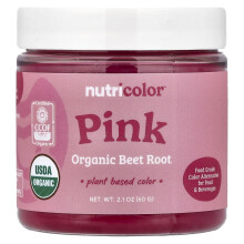 Nutricost, Nutricolor, Raiz de Beterraba Orgânica Rosa, 2,1 oz (60 g)