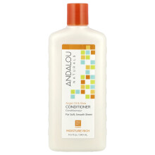 Andalou Naturals, Conditioner, Moisture Rich, For Soft, Smooth Sheen, Argan Oil & Shea, 11.5 fl oz (340 ml)