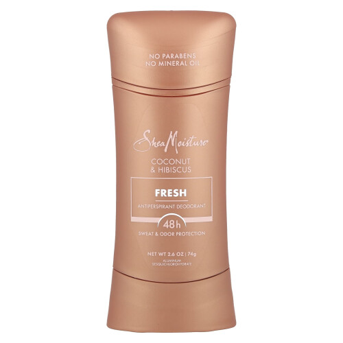 SheaMoisture, Αντιπυρετικός Δεοδοράντης, Φρέσκο, Κοκοφοίνικας & Ιβίσκος, 2,6 oz (74 g)