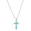 Jacenvly stainless steel pendant necklace blue 5