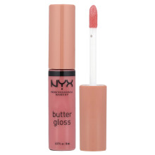 NYX Professional Makeup, Gloss de Mantequilla, Laca de Labios, 05 Creme Brulee, 0.27 fl oz (8 ml)