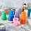 500 stk. 5 oz engangsplastikkopper i 5 farver 3