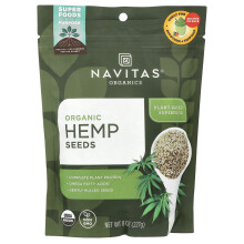 Navitas Organics, Organische Hanfanziaden, 8 oz (227 g)
