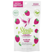 Stevita Naturals, Naturals, Caramella Senza Zucchero, Sublime Fragola, 3 oz (85 g)