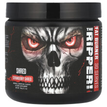 JNX Sports, The Ripper, Fettförbrännare, Strawberry Shred, 5,3 oz (150 g)