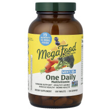 MegaFood, Mężczyzna 55+, Jednodniowy Multivitamin, 120 tabletek