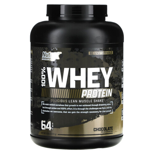Nutrex Research, 100% Premium Whey Protein, Chocolate, 5 lb (2.272 g)