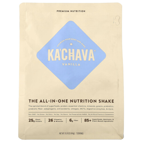 ΚαΧάβα, Η Όλικη Νουτρίσιον Shake, Βανίλια, 15.31 oz (434 g)