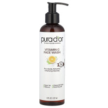 Pura D'or, Ammattimainen, Vitamiini C Kasvo Pesu, 8 fl oz (237 ml)