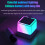 Karaoke Machine with 2 Wireless Mics and LED Lights 3