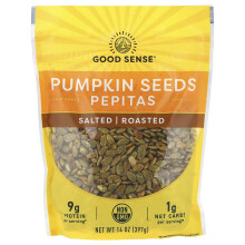 Good Sense, Pumpkinkurpitsat Pepitats, Suolattu & Paistettu, 14 oz (397 g)