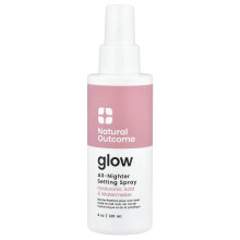 Natural Outcome, Glow, All-Nighter-Set-Spray, 4 oz (120 ml)