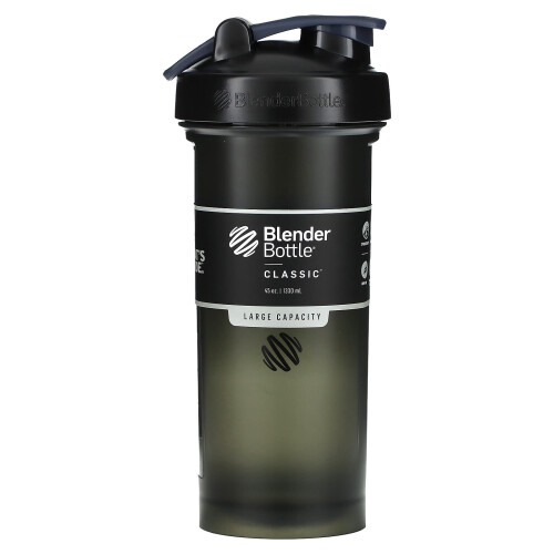 Blender Bottle, Κλασική, Μαύρη, 45 oz (1.330 ml)