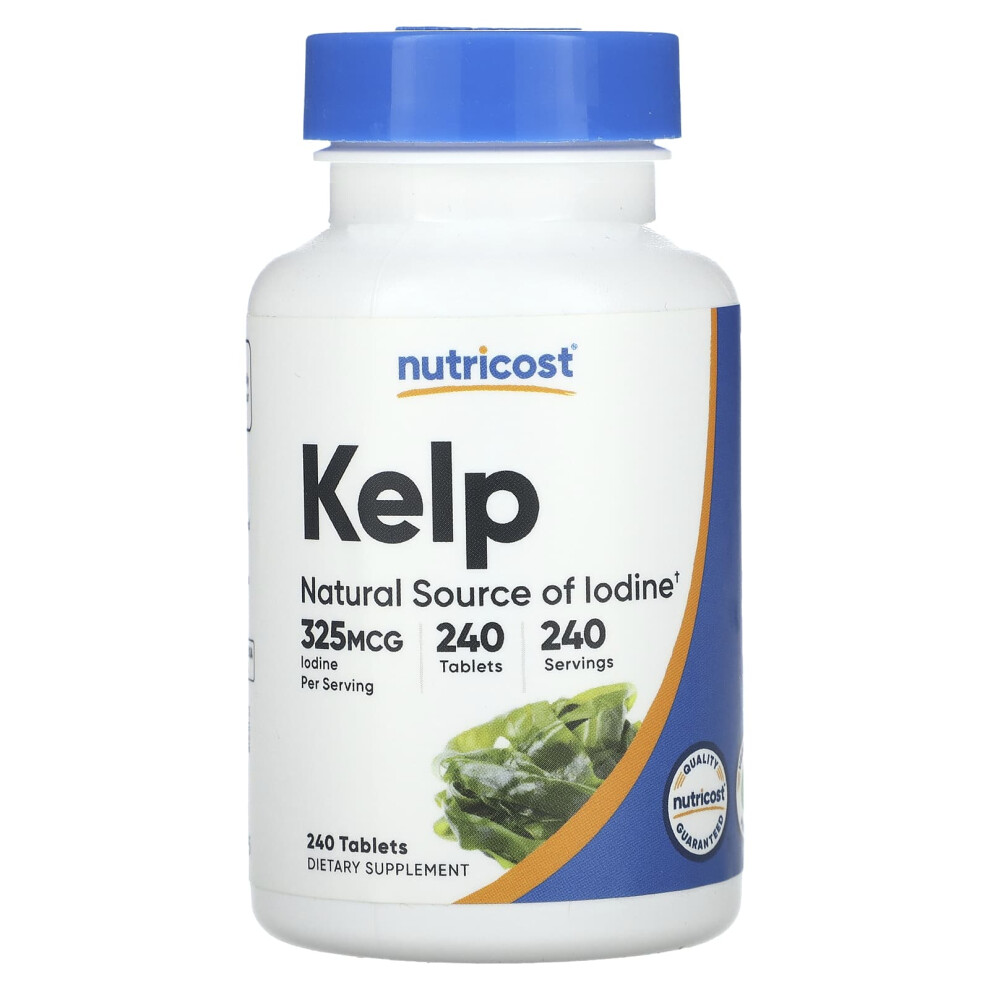 Nutricost , Kelp, 325 Mcg, 240 Tablets
