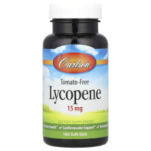 Carlson, Lycopene, 15 mg, 180 Zachte Capsules