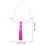 Ögonbrynsschablonkit – 8-delars violett plastset 3