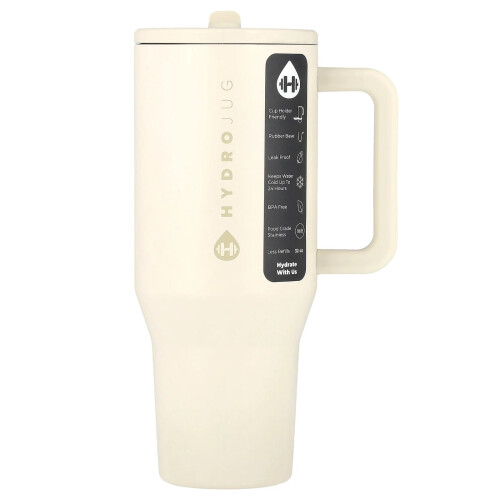 HydroJug, Utazó Tálca, Krém, 32 oz