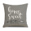 Housses de coussin 45 x 45 cm, gris clair, lot de 4 3