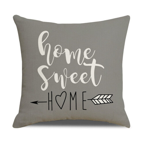 Housses de coussin 45 x 45 cm, gris clair, lot de 4 2
