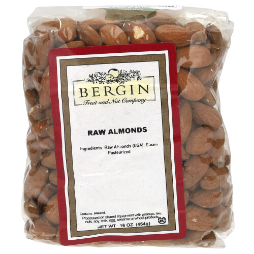 Bergin Fruit and Nut Company, Αμύγδαλα, 16 oz (454 g)