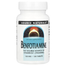 Source Naturals, Benfotiamine, 120 Tabletten