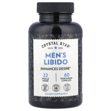 Crystal Star, Mands Libido, 60 Vegetarian Capsules