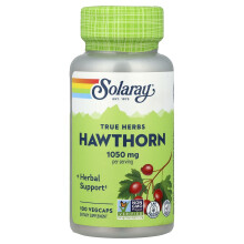 Solaray, Echte Kräuter, Hagebutte, 1.050 mg, 100 VegCaps (525 mg pro Kapsel)