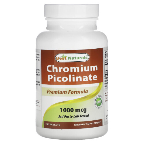 Best Naturals, Picolinato de Cromo