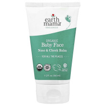 Earth Mama, Creme de Face Orgânico para Bebês, Bálsamo do Nariz e Bochecha, 2 fl oz (60 ml)