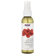 NOW Foods, Lösungen, Beruhigende Rosen-Facials-Reinigungsmittel, 4 fl oz (118 ml)