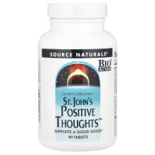Source Naturals, St. John's Positive Thoughts, 90 tabletek