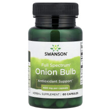 Swanson, Full Spectrum Onion Bulb, 400 mg, 60 Capsules