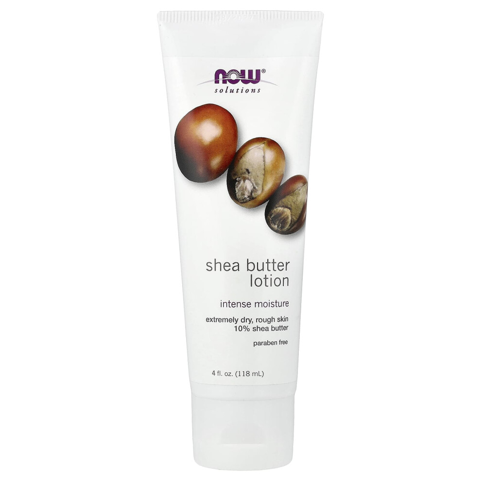 Now Foods , Solutions, Shea Butter Lotion, 4 Fl Oz (118 Ml)