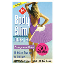 Uncle Lee's Tea, Body Slim Dieter Thee, Ananas, 30 Thee zakjes, 2,12 oz (60 g)