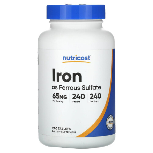 Iron, 65 mg, 240 Tablete