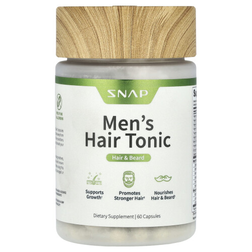 Snap Supplements, Hairtonic, Μαλλιά & Βάρδια Φόρμουλα, 60 Φιαλίδια