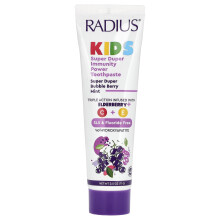 RADIUS, Super Duper Immuni-Power Toothpaste, Super Duper Bubble Berry Mint, 2,5 oz (71 g)