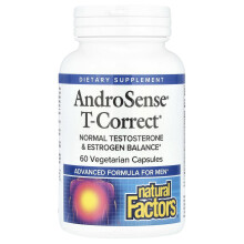 Natural Factors, AndroSense T-Correct, 60 Vegetarian Capsules