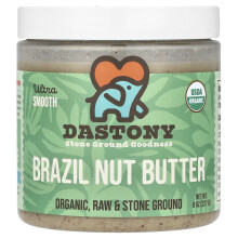 Manteiga de Amendoim Orgânica, Dastony, Suavíssima, 8 oz (227 g)