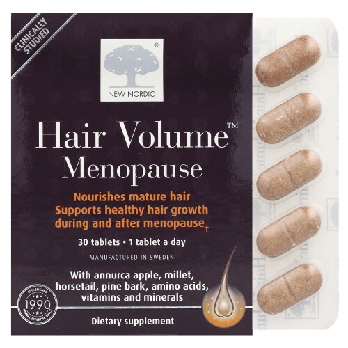 New Nordic, Hår VolumeÆ Menopause, 30 Tabletter