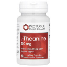 L-Theanine de Protocol for Life Balance, 200 mg , 60 Capsule Veg