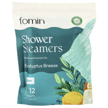 fomin, Dusche-Steamer, Eukalyptus-Breeze, 12 Tabletten