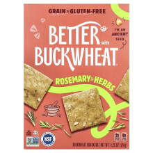 Better with Buckwheat, Buckwheatové Krupky, Rosemary & Byliny, 4,25 oz (120 g)