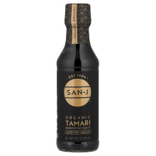San-J, Organic Tamari, Gefermenteerde Sojasaus, 10 fl oz (296 ml)